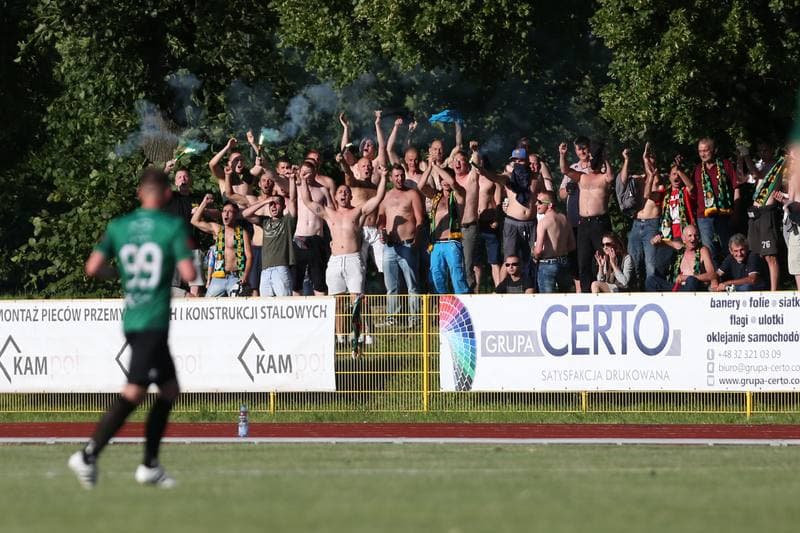 Football. Playoff for III Liga. Gwarek Tarnowskie Gory - Unia Turza Slaska. 18.06.2016