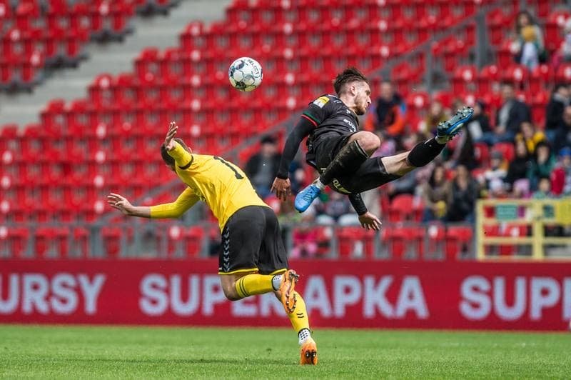 Football. Fortuna I Liga. GKS Tychy - GKS Katowice. 24.04.2022