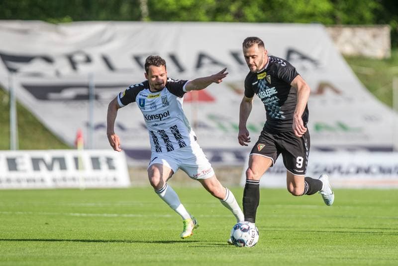 Football. Fortuna I Liga. Zaglebie Sosnowiec - Sandecja Nowy Sacz. 08.05.2022
