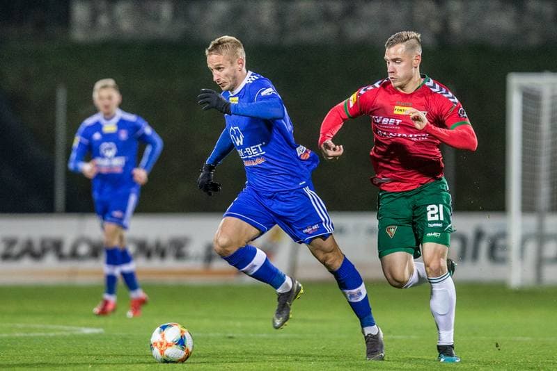 Football. Fortuna I Liga. Zaglebie Sosnowiec - Bruk-Bet Termalica Nieciecza. 29.11.2019