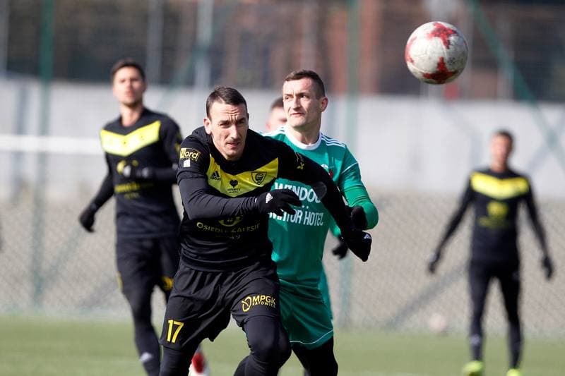 Football. Sparing. GKS Katowice - Radomiak Radom. 03.03.2018