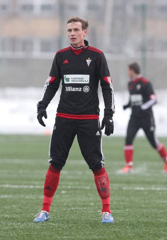 Football. Sparing. Gornik Zabrze - LZS Piotrowka. 25.01.2013