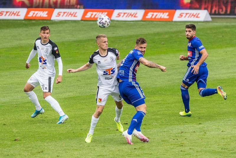 Football. PKO BP Ekstraklasa. Piast Gliwice - Jagiellonia Bialystok. 12.07.2020