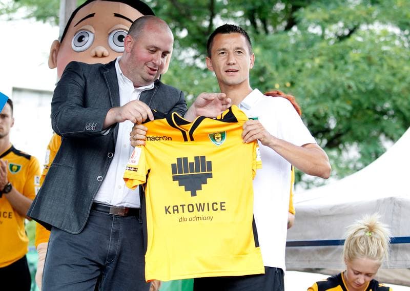 Football. GKS Katowice. Presentation. 26.07.2014