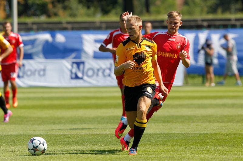 Football. I Liga. GKS Katowice - Widzew Lodz. 02.08.2014