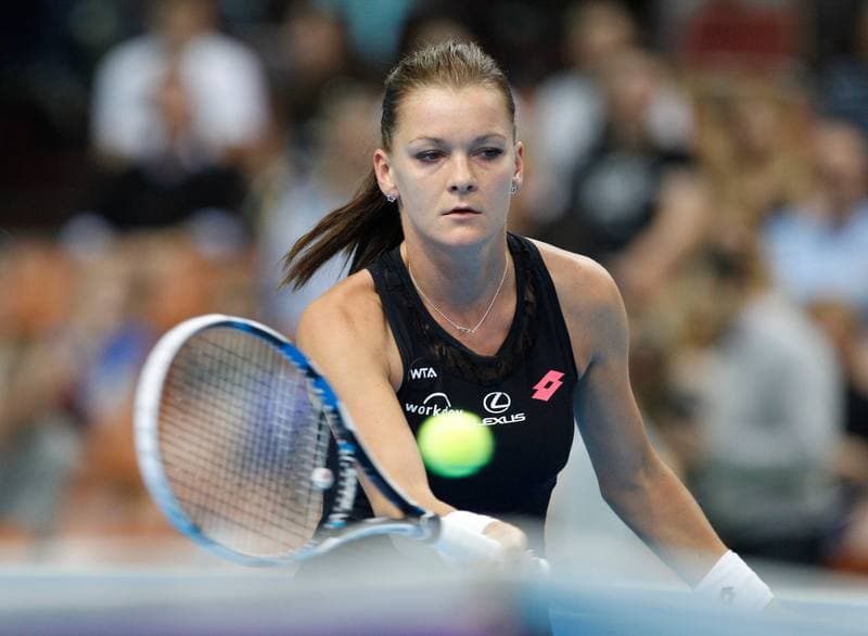 Tennis. Katowice Open. Agnieszka Radwanska - Klara Koukalova. 10.04.2015