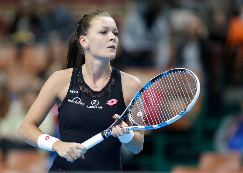 Tennis. Katowice Open. Agnieszka Radwanska - Klara Koukalova. 10.04.2015
