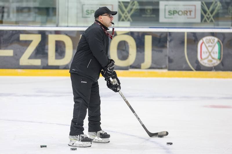 Ice Hockey. Poland national team. Training. 10.12.2023