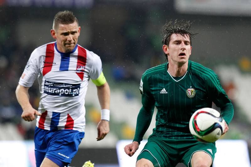 Football. PKO BP Ekstraklasa. Podbeskidzie Bielsko Biala - Slask Wroclaw. 21.12.2015