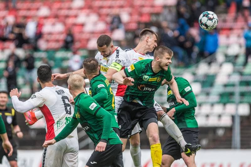 Football. Fortuna I Liga. Zaglebie Sosnowiec - GKS 1962 Jastrzebie. 22.05.2021