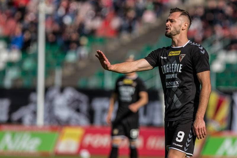 Football. Fortuna I Liga. Zaglebie Sosnowiec - Podbeskidzie Bielsko-Biala. 24.10.2021