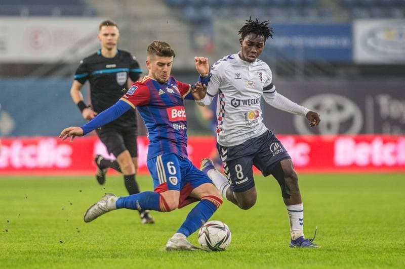 Football. PKO BP Ekstraklasa. Piast Gliwice - Gornik Zabrze. 26.02.2022