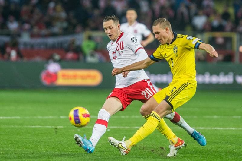 Football. FIFA World Cup Qualifiers. Poland - Sweden. 29.03.2022