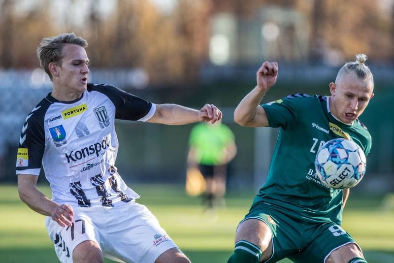 Football. Fortuna I Liga. Sandecja Nowy Sacz - Zaglebie Sosnowiec. 31.10.2021
