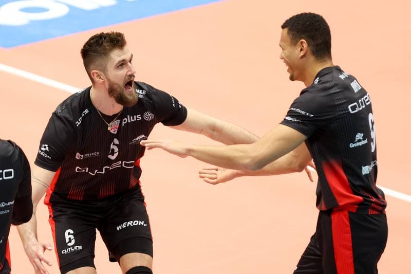 Volleyball. PlusLiga. Aluron CMC Warta Zawiercie - Asseco Resovia Rzeszow. 25.01.2024