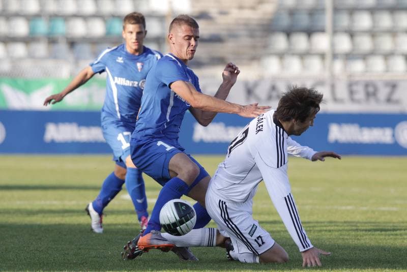 Football. Sparing. Gornik Zabrze - FC Hradec Kralove. 08.10.2010