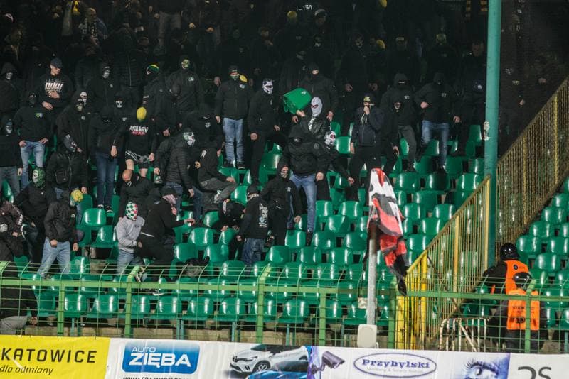 Football. Fortuna I Liga. GKS Katowice - Widzew Lodz. 06.04.2022