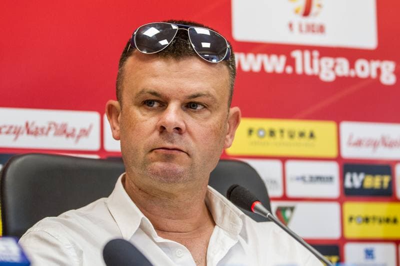 Football. Zaglebie Sosnowiec. Press Conference. 25.07.2019
