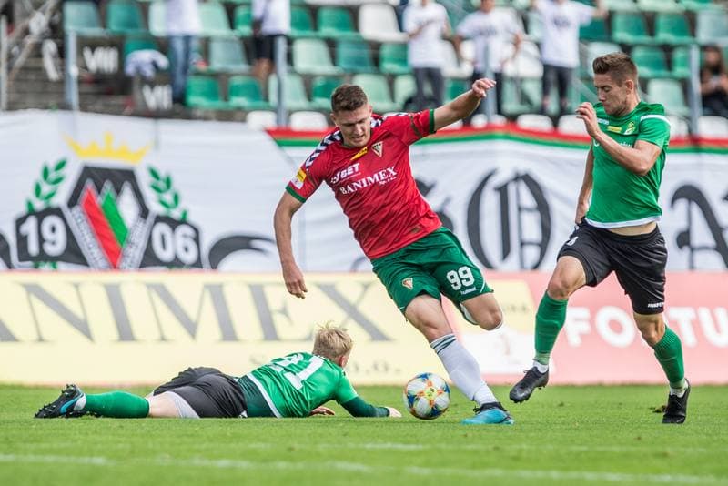 Football. Fortuna I Liga. Zaglebie Sosnowiec - GKS Belchatow. 08.09.2019