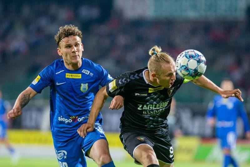 Football. Fortuna I Liga. Zaglebie Sosnowiec - Stomil Olsztyn. 14.05.2022