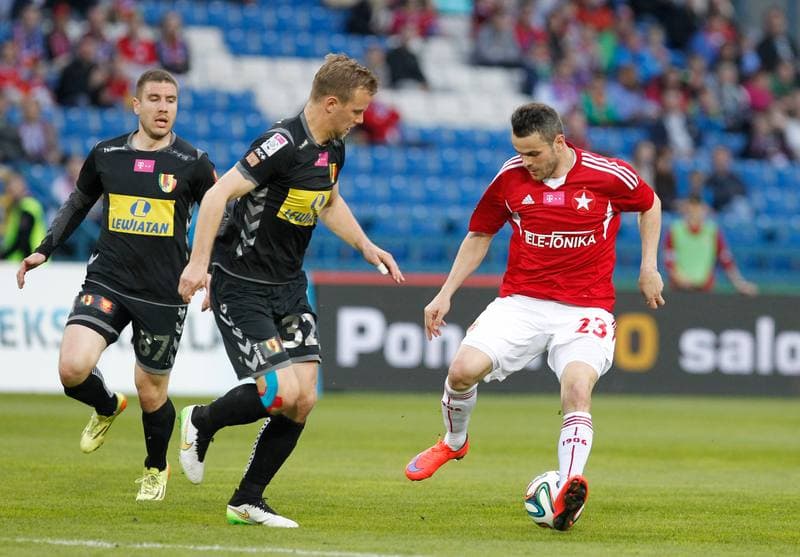 Football. T-Mobile Ekstraklasa. Wisla Krakow - Korona Kielce. 26.04.2015
