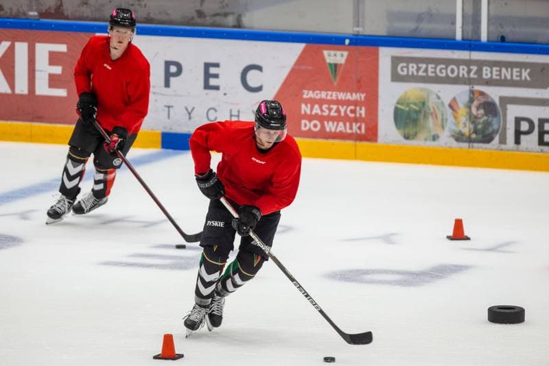Ice Hockey. GKS Tychy. Training. 26.07.2022