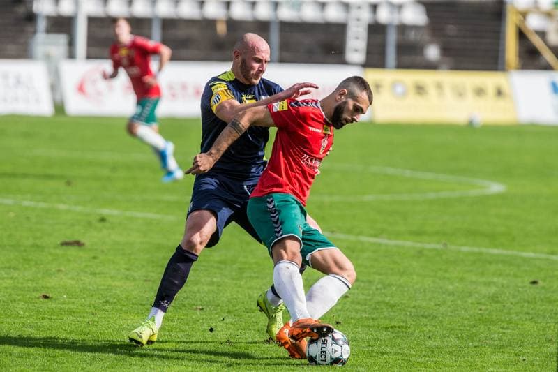Football. Fortuna I Liga. Zaglebie Sosnowiec - Sandecja Nowy Sacz. 03.10.2020