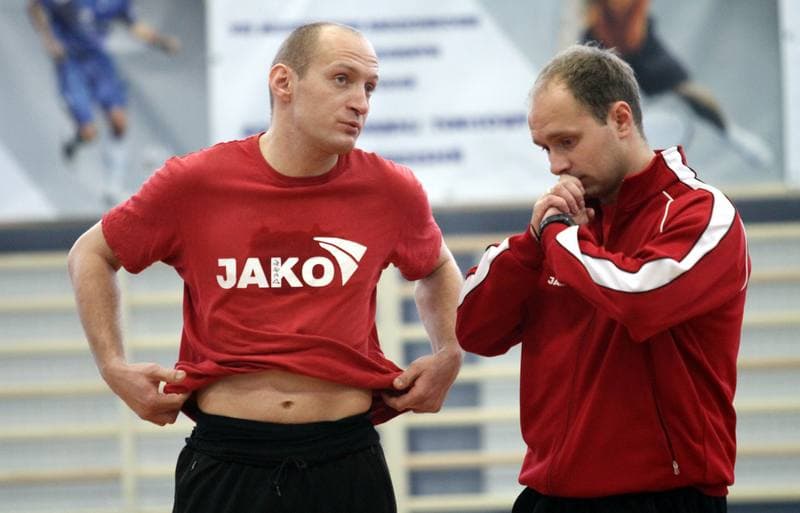 Football. Ruch Radzionkow. Training. 05.01.2011
