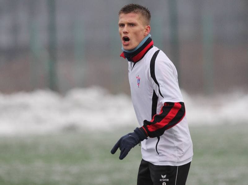 Football. Sparing. Gornik Zabrze - Garbarnia Krakow. 20.01.2012