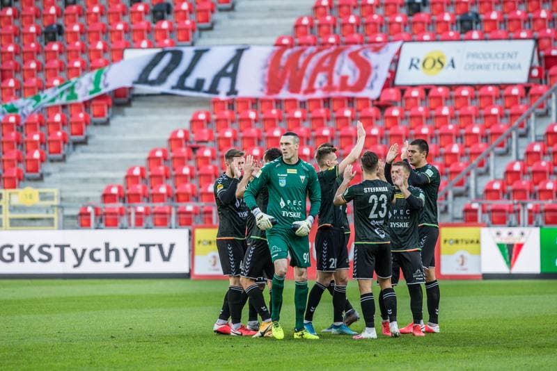 Football. Fortuna I Liga. GKS Tychy - Puszcza Niepolomice. 08.11.2020