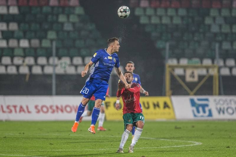Football. Fortuna I Liga. Zaglebie Sosnowiec - Miedz Legnica. 12.12.2020