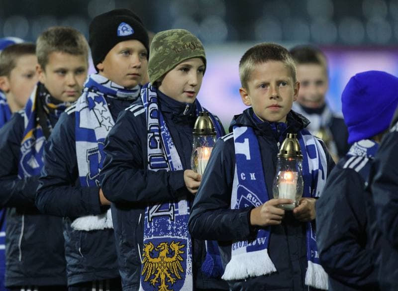 Football. T-Mobile Ekstraklasa. Piast Gliwice - Jagiellonia Bialystok. 05.11.2013