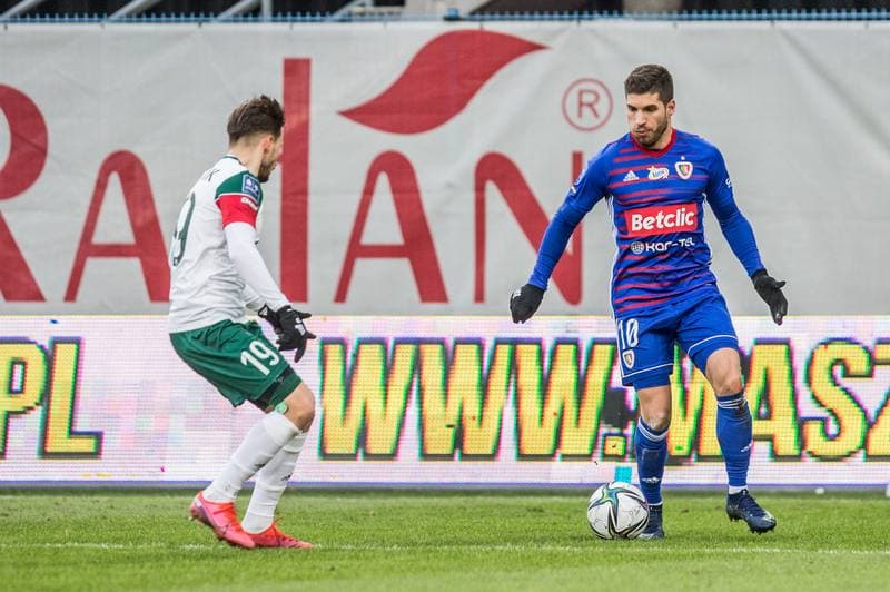 Football. PKO BP Ekstraklasa. Piast Gliwice - Slask Wroclaw. 06.02.2021