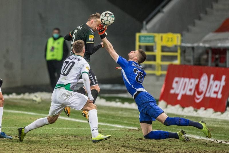 Football. Fortuna I Liga. GKS Tychy - GKS Belchatow. 20.03.2021