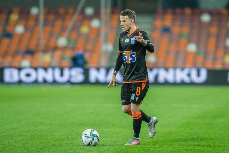 Football. PKO BP Ekstraklasa. Podbeskidzie Bielsko-Biala - Lech Poznan. 23.04.2021