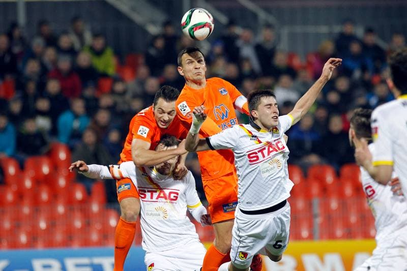 Football. PKO BP Ekstraklasa. Termalica Bruk-Bet Nieciecza - Jagiellonia Bialystok. 16.12.2015