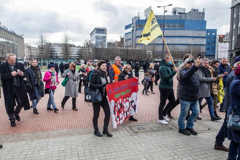 Events. March of Free People. Katowice. 06.03.2021