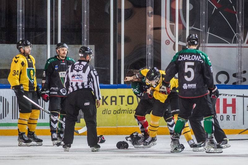 Ice Hockey. Polska Hokej Liga. GKS Katowice - GKS Tychy. 24.10.2021