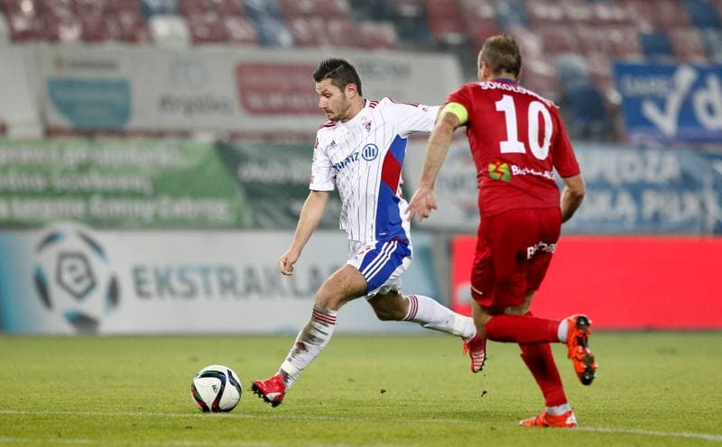 Football. Polish Cup. Gornik Zabrze - Podbeskidzie Bielsko Biala. 28.10.2014
