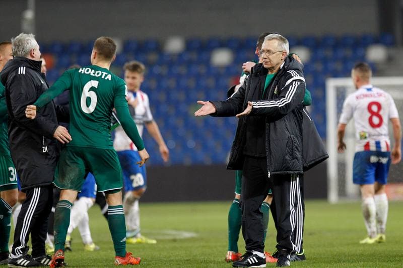 Football. PKO BP Ekstraklasa. Podbeskidzie Bielsko Biala - Slask Wroclaw. 21.12.2015