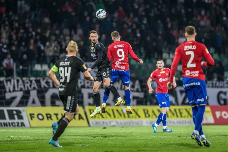 Football. Fortuna I Liga. Zaglebie Sosnowiec - Odra Opole. 25.02.2022