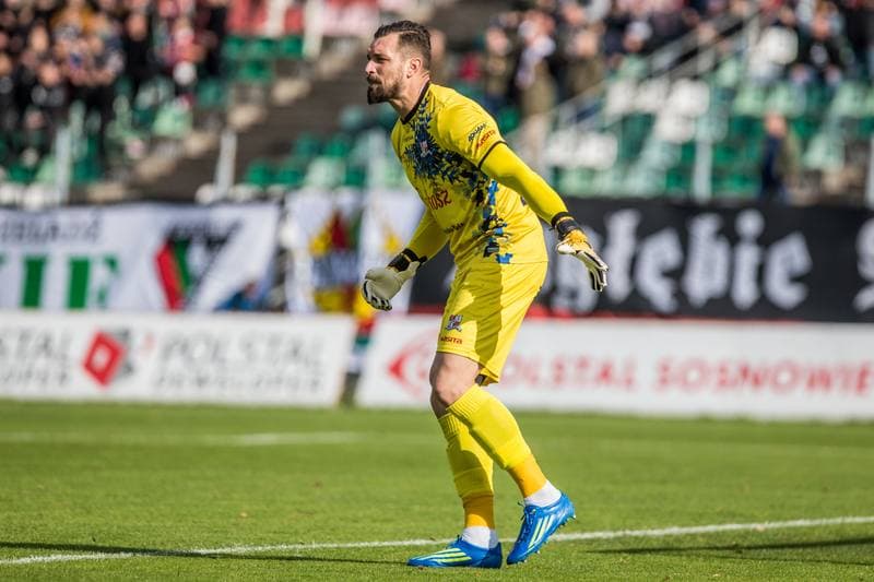 Football. Fortuna I Liga. Zaglebie Sosnowiec - Podbeskidzie Bielsko-Biala. 24.10.2021