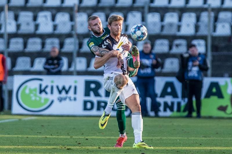 Football. Fortuna I Liga. Sandecja Nowy Sacz - Zaglebie Sosnowiec. 31.10.2021