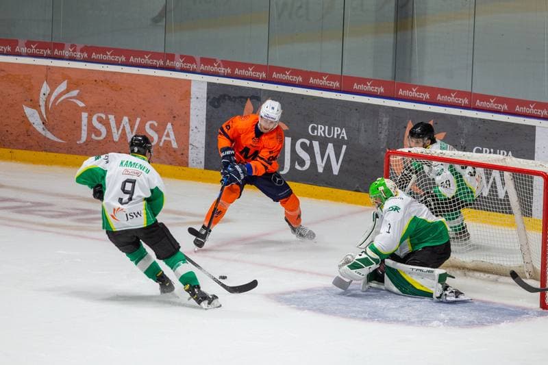 Ice Hockey. Sparing. JKH GKS Jastrzebie - Dukla Michalovce. 31.08.2022