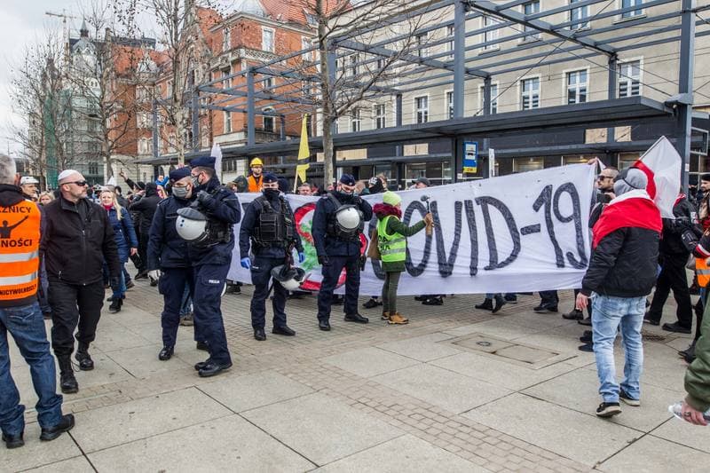 Events. March of Free People. Katowice. 06.03.2021