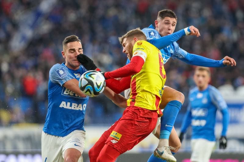 Football. PKO BP Ekstraklasa. Ruch Chorzow - Korona Kielce. 26.11.2023