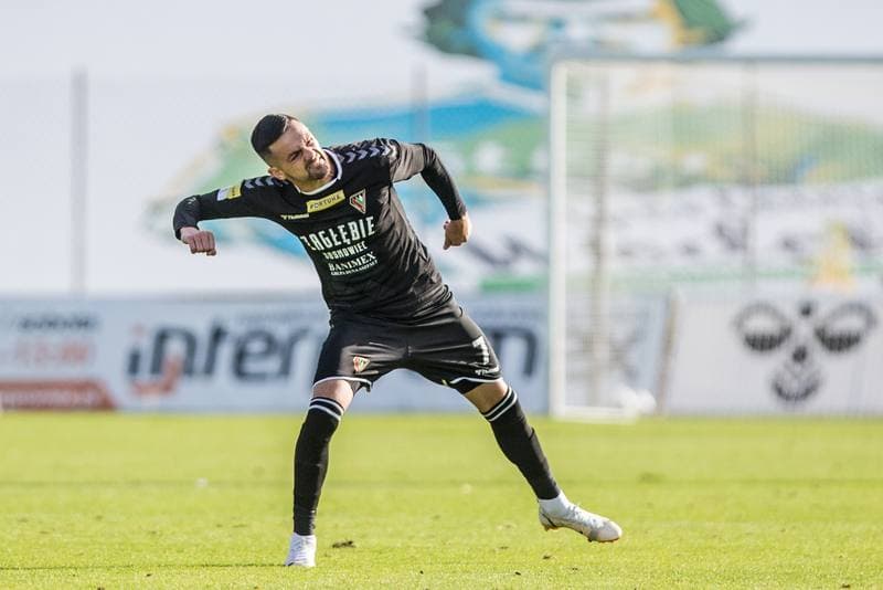 Football. Fortuna I Liga. Zaglebie Sosnowiec - Podbeskidzie Bielsko-Biala. 24.10.2021