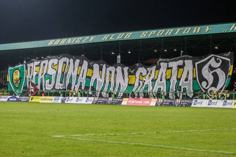 Football. Fortuna I Liga. GKS Katowice - Widzew Lodz. 06.04.2022
