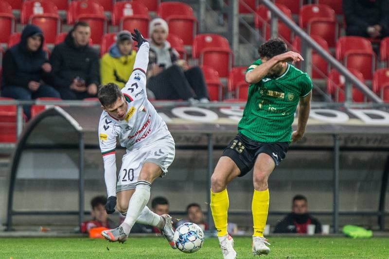Football. Fortuna I Liga. GKS Tychy - GKS 1962 Jastrzebie. 06.11.2021