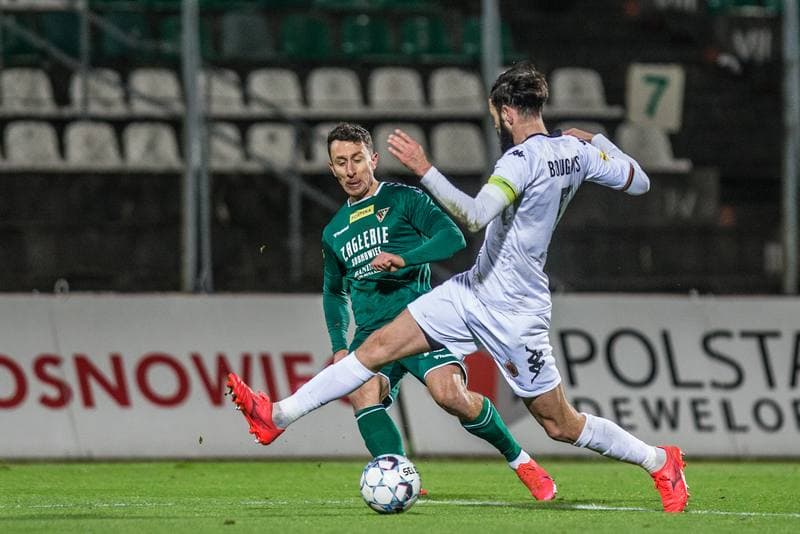 Football. Fortuna I Liga. Zaglebie Sosnowiec - Chrobry Glogow. 24.11.2021